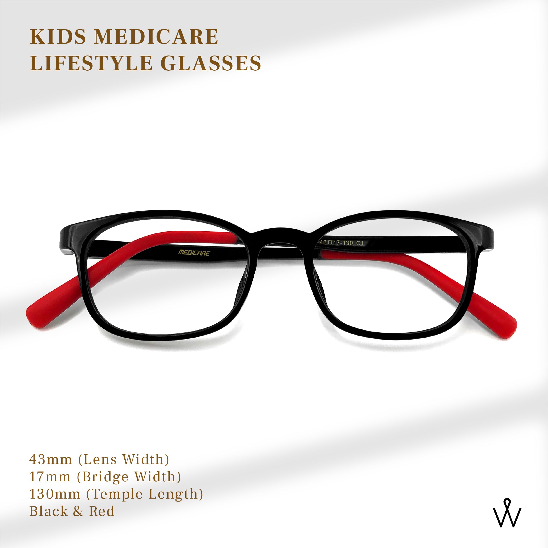 KIDS MEDICARE BLUE FILTER GLASSES (TR-Z001 - ZERO POWER)