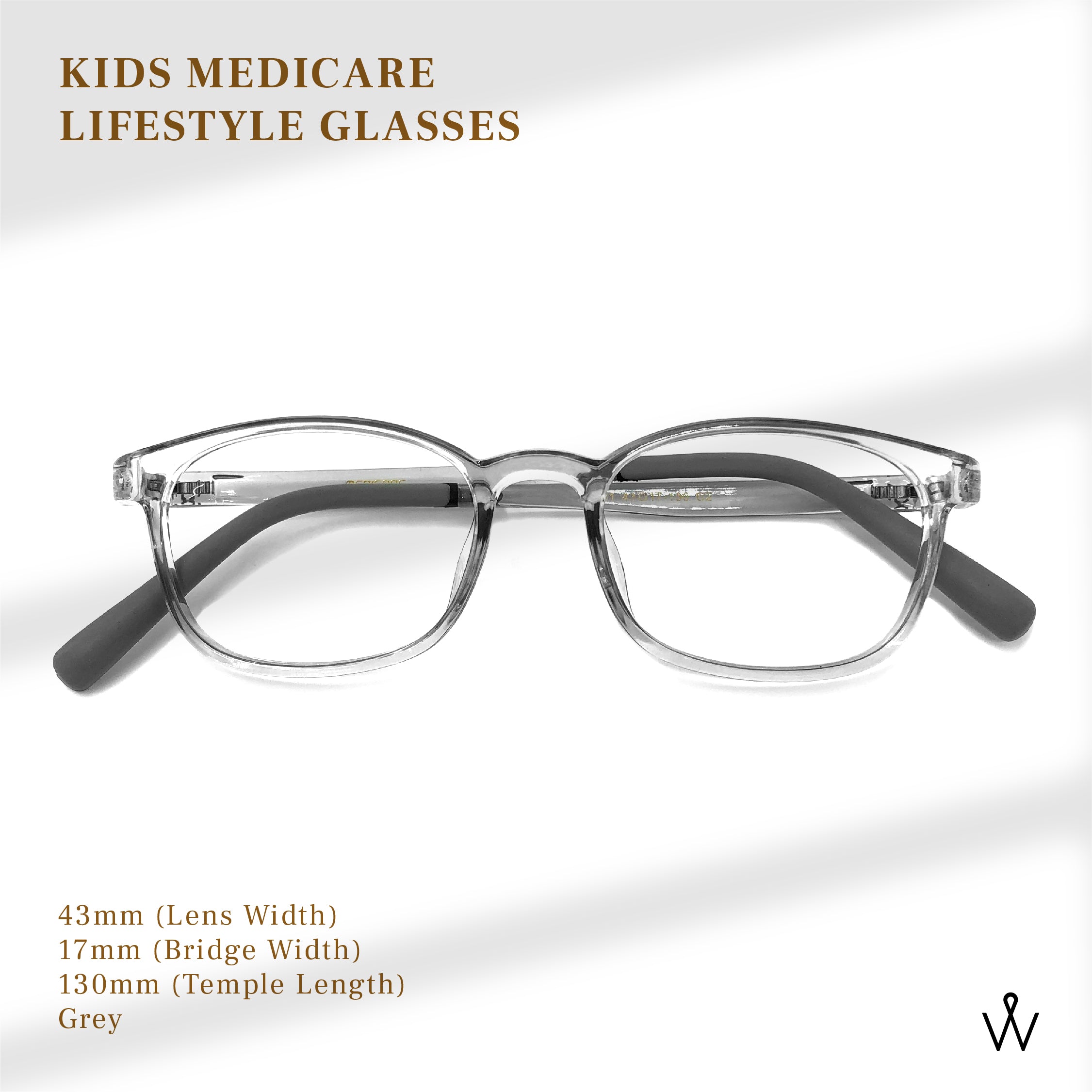 KIDS MEDICARE BLUE FILTER GLASSES (TR-Z001 - ZERO POWER)