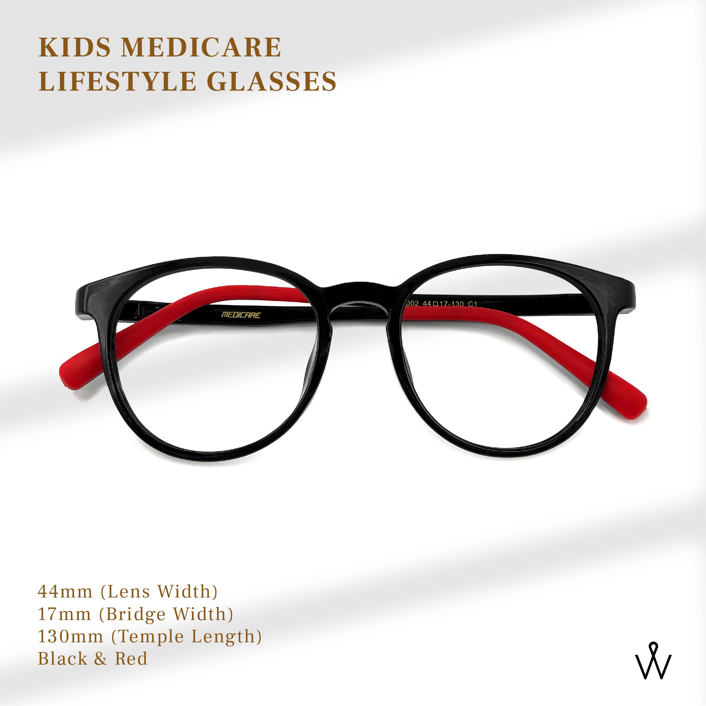 KIDS MEDICARE BLUE FILTER GLASSES (TR-Z002 - ZERO POWER)