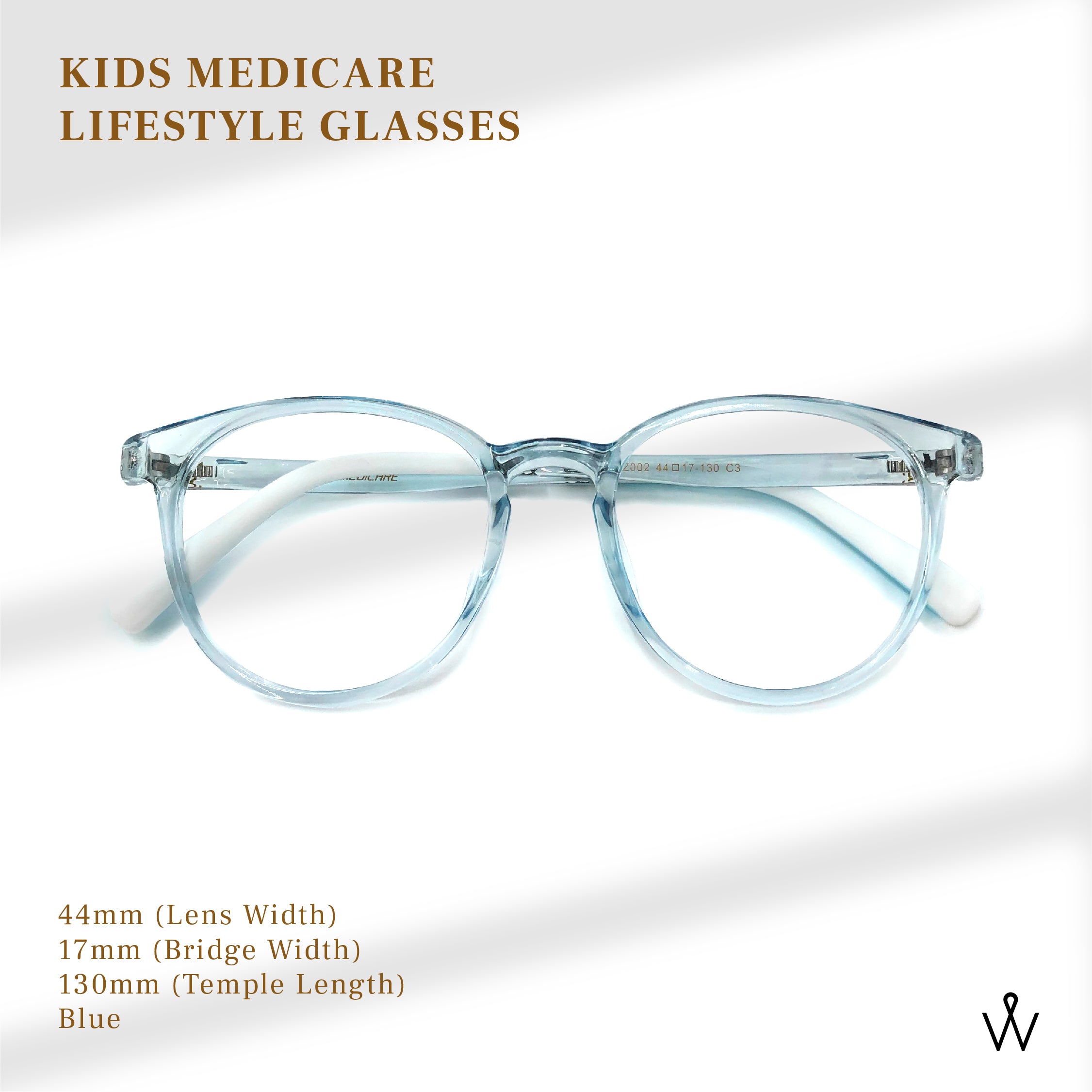 KIDS MEDICARE BLUE FILTER GLASSES (TR-Z002 - ZERO POWER)